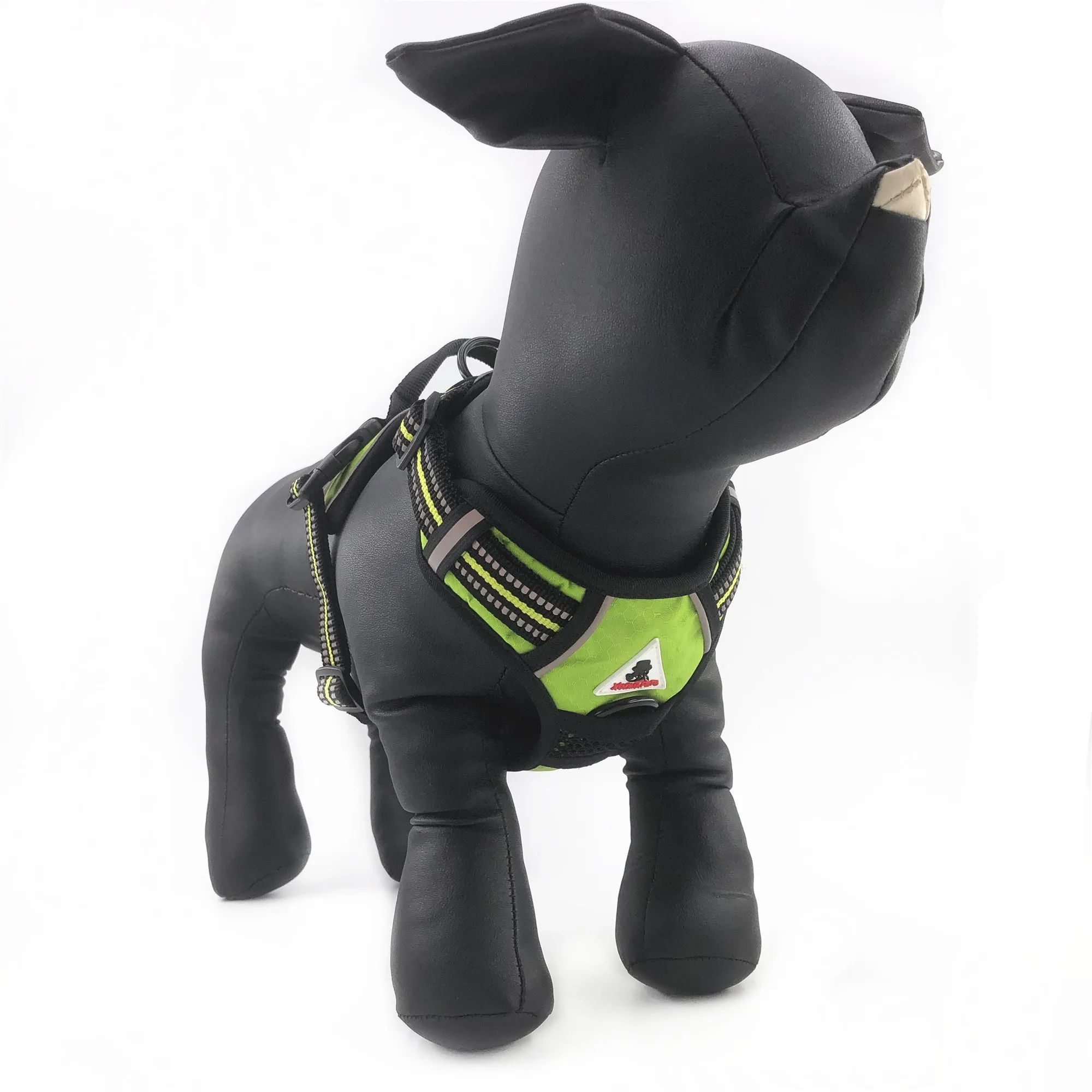 Amazon Custom Logo Mesh Dog Harness Soft Fabric Dog Pet Adjustable