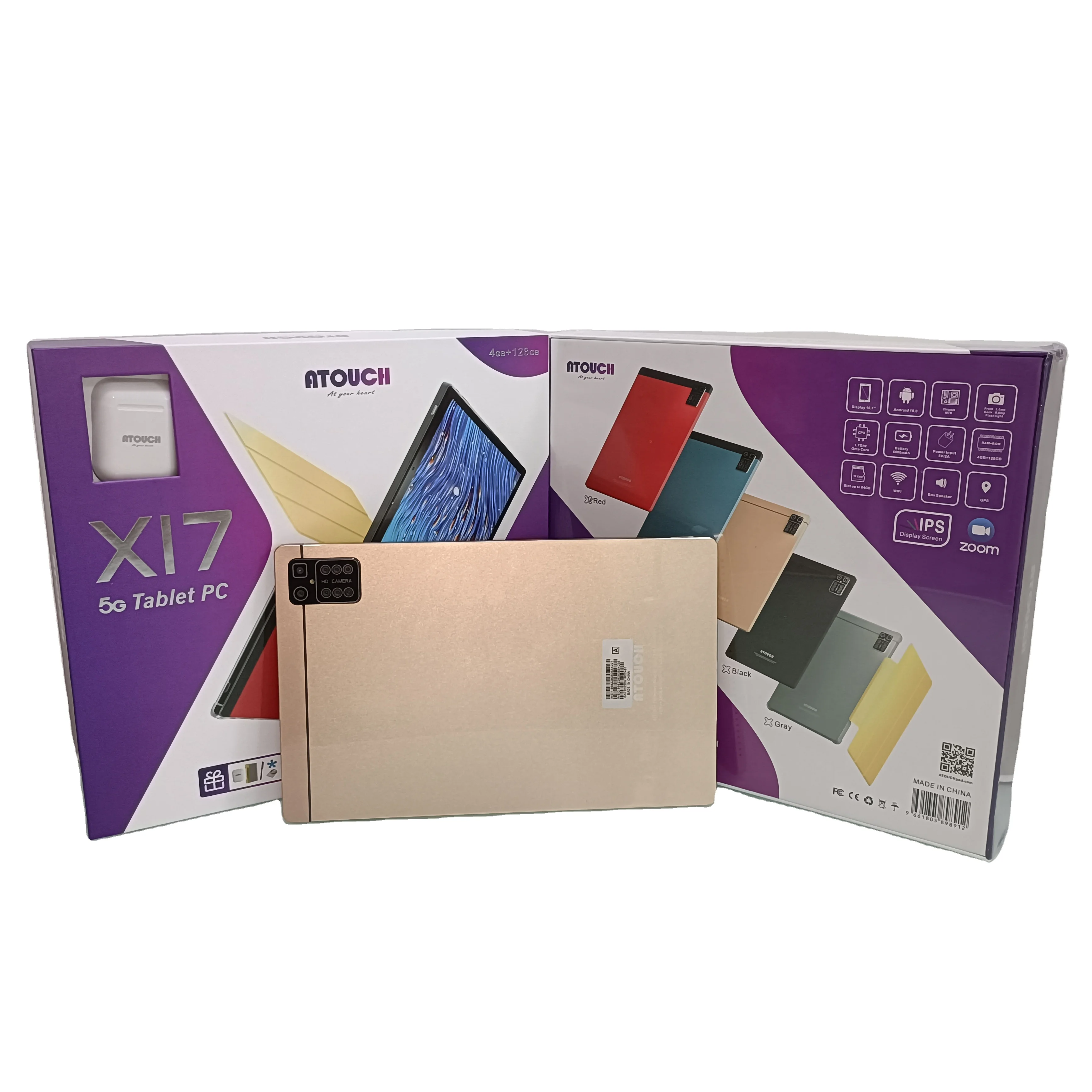 Oem Factory 4gb Ram 128gb Rom Quad Core Tablets 10 Inch Big Battery Tablette Android Mobile