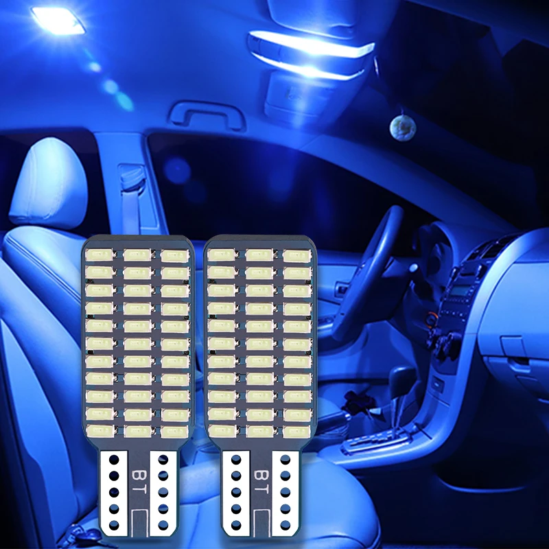Yobis interior lights DC12V 33smd 3014 LED T10 194 168 w5w reading dome bulbs car led with universal