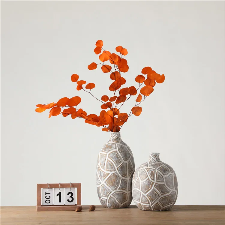 Environmental Protection Florist Vase Polyresin Crafts Living Room