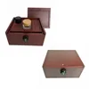 Luxury Locking Bamboo Stash Box with Rolling Tray weed smoking accessories