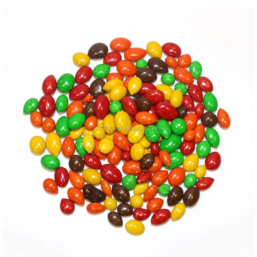 Colored Small Oval Shaped Chocolate Coated Sunflower Seeds Buy