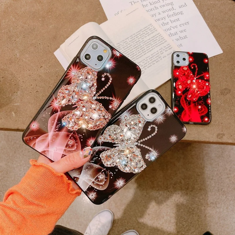 For Iphone 11 Pro Max Butterfly Phone Case Stones For Iphone Xs Max Glitter Case Girls Buy For Iphone Xs Max Glitter Case Girls Product On Alibaba Com