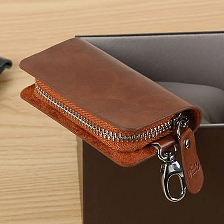 leather car key holder