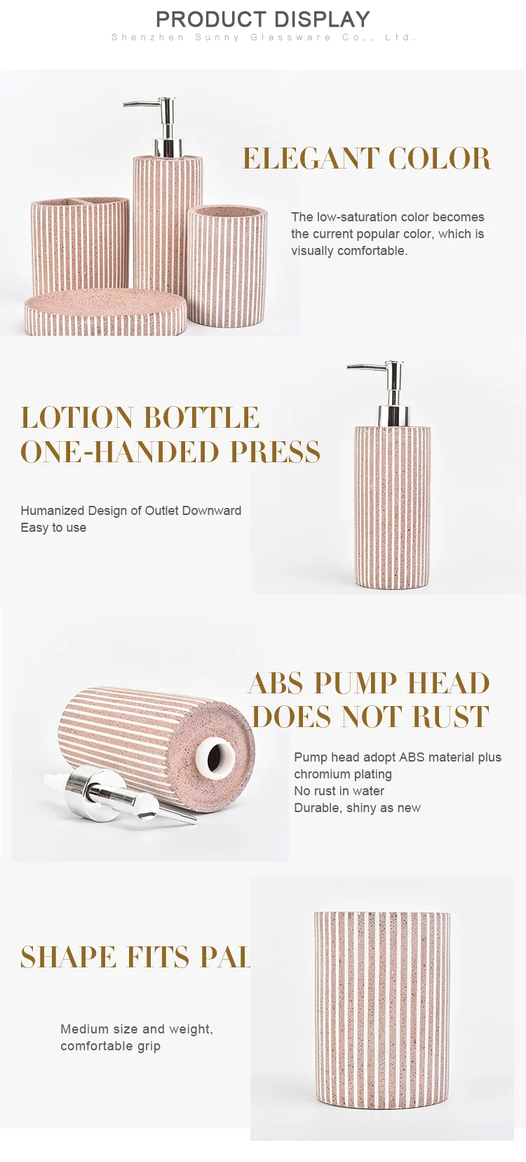 pink white cement bathroom accessories concrete toothbrush holder soap dish toothbrush toothpaste holder