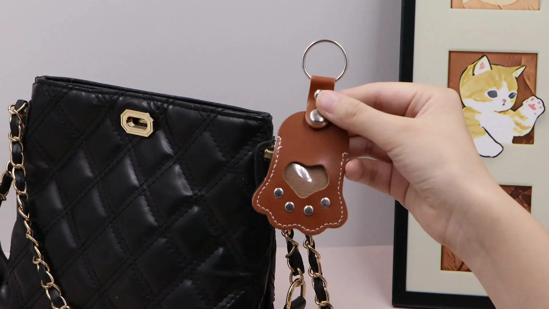 Portachiavi Zampa Di Gatto Super Carino - Regalo Perfetto Per Amanti Dei Animali Domestici, Accessorio Alla Moda Per Borsa E Chiavi Per Donne E Ragazze