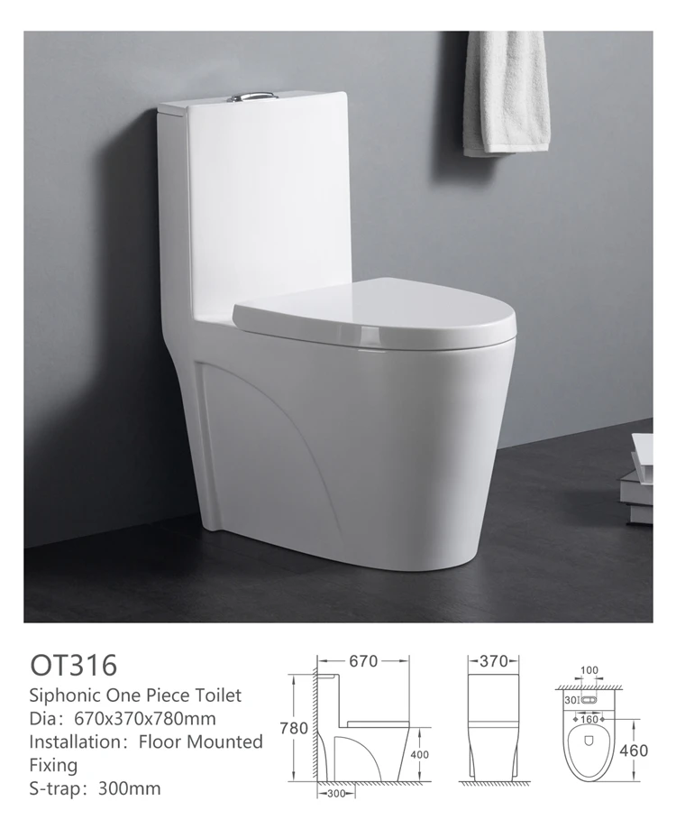 OT316 China sanitary ware toilet vitreous china bathroom water closet