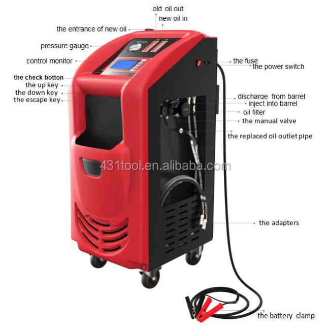 New Model Of Atf Flushing Machine Atf66dt Automatic Transmission Fluid