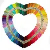 150pcs Premium Rainbow Color Embroidery Floss Cross Stitch Threads For Friendship Bracelets