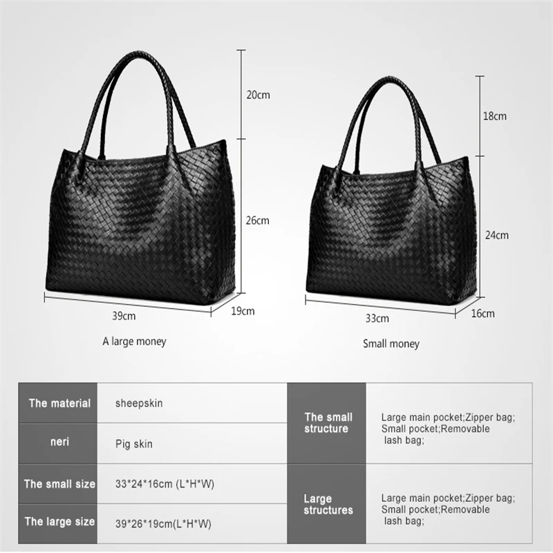 Luxury Women Sheepskin Genuine Leather Handbags 2020 Fashion High Quality Large Capacity Designer Lady Top-Handle Bags