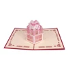 Customize Building Pop Up Greeting Card Birthday Gift Cards