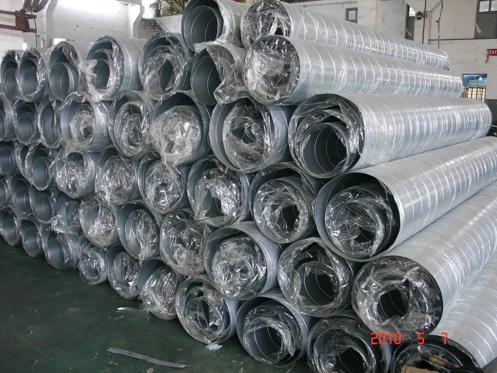 Galvanized Steel Spiral Duct/spiral Pipe/air Duct - Buy 