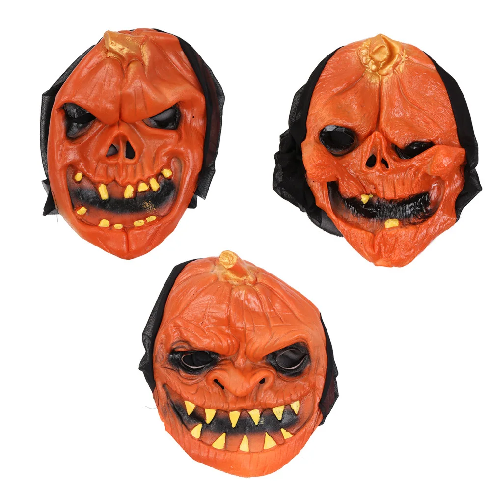 Halloween Horror Pumpkin Mask Pumpkin Head Masks Masquerade Halloween Horror Pumpkin Mask Pumpkin Head Masks Masquerade