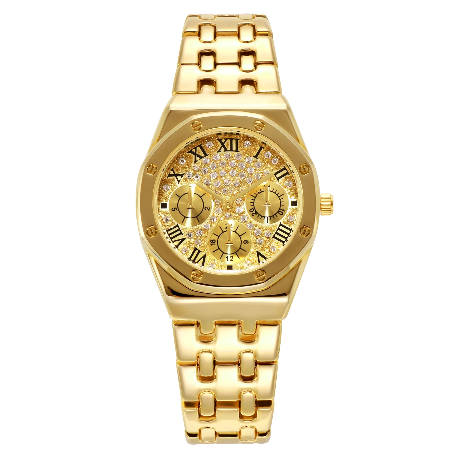 

Ladies Watch With Mesh Bracelet,2 Pieces