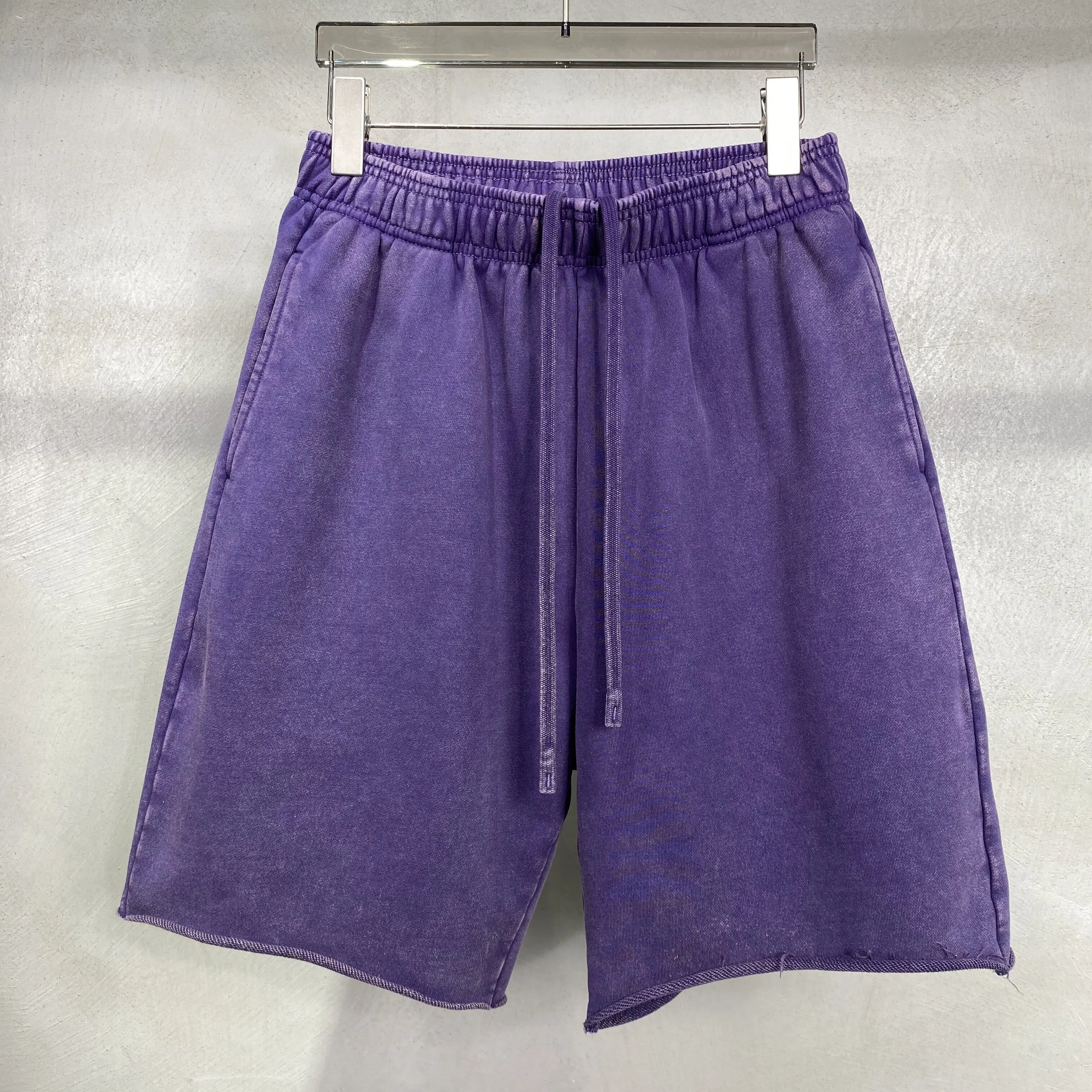 Custom High Quality Plus Size Men s Shorts Acid Wash Distressed Effect Wholesale acid wash shorts