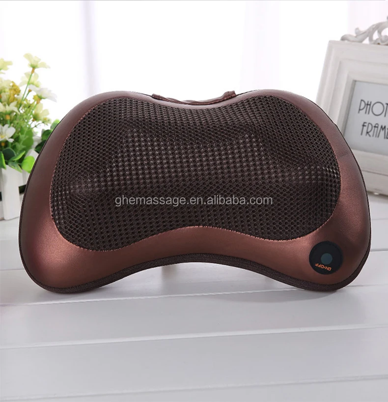 Car Wireless Electric Shiatsu Air Rechargeable Pillow Massager Car Home