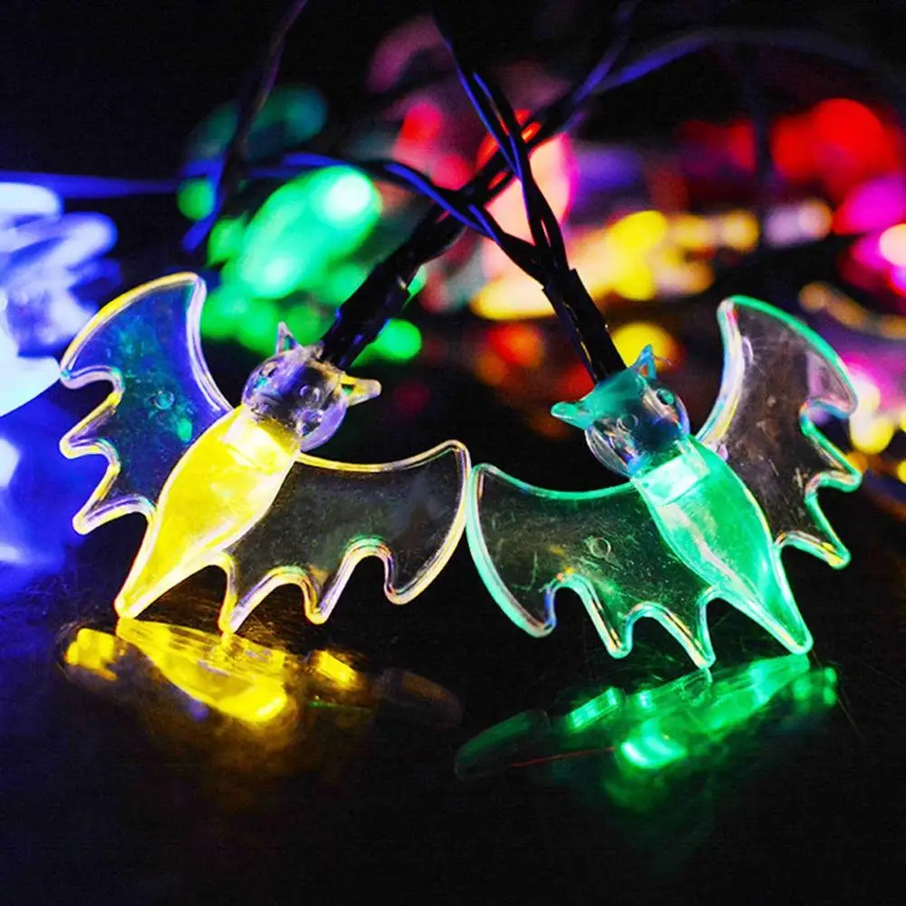 Home Party Decor Bat Animals Farmhouse Hanging outdoor led light string
