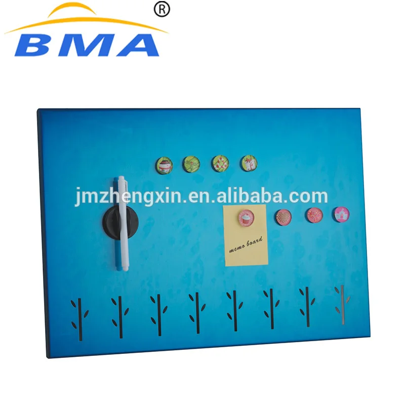 Simple Design Stainless Steel Metal Office  Memo Board Notice Board With Cork