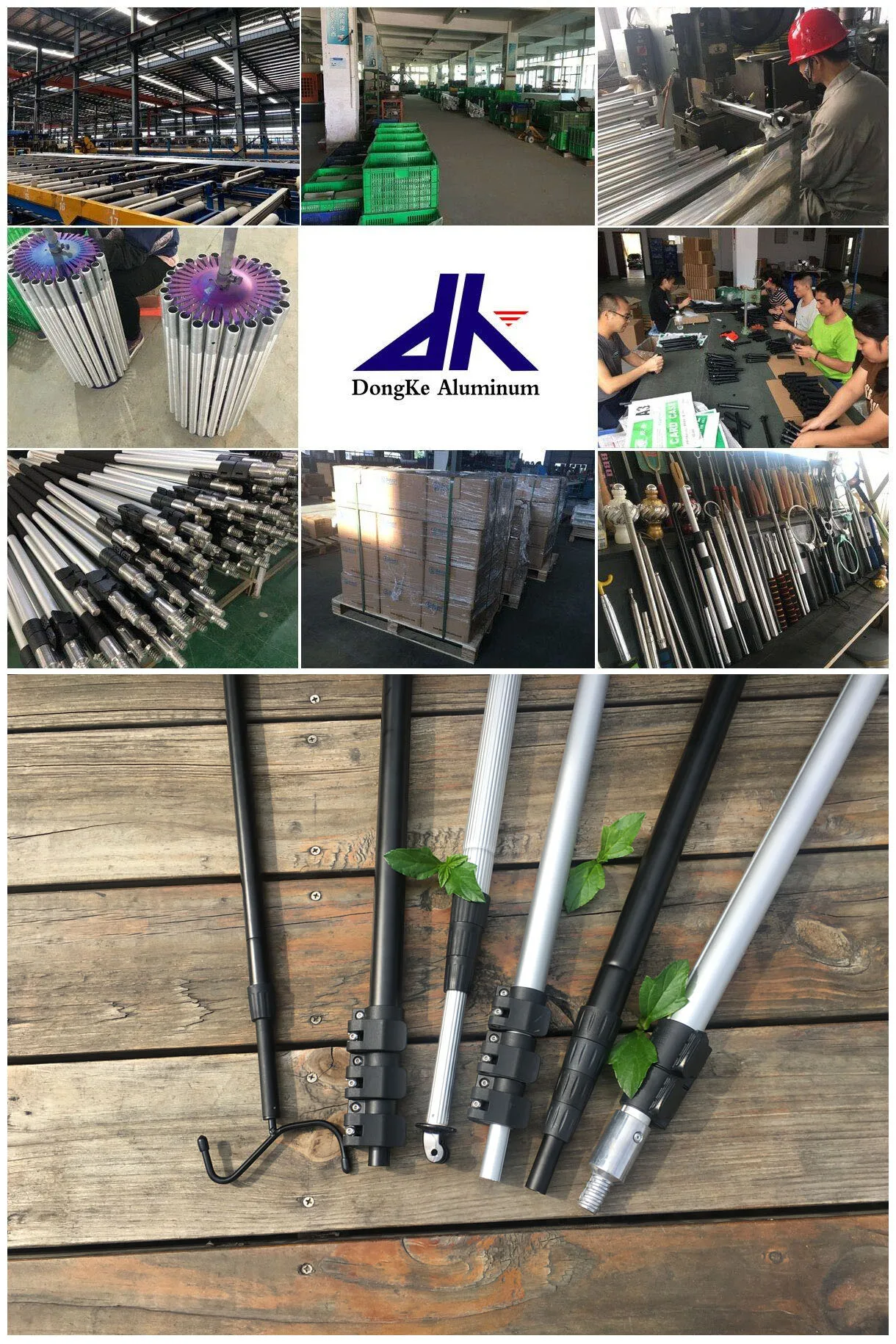 Heavy Duty Strong Aluminum Extension Pole With Flip Clamp Buy