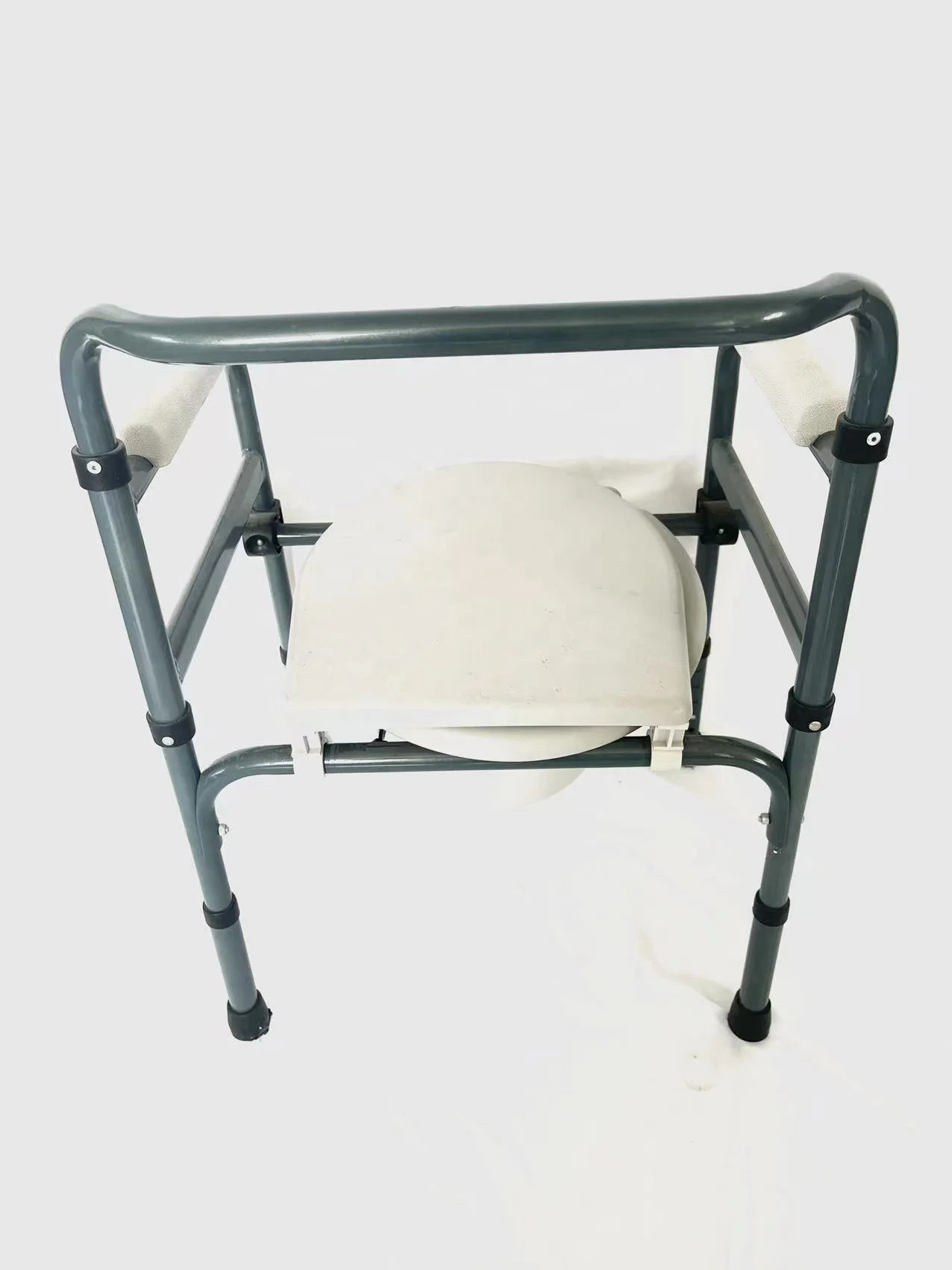 Heightadjustable Toilet Chair Bathroom Wheelchair,Suitable For The