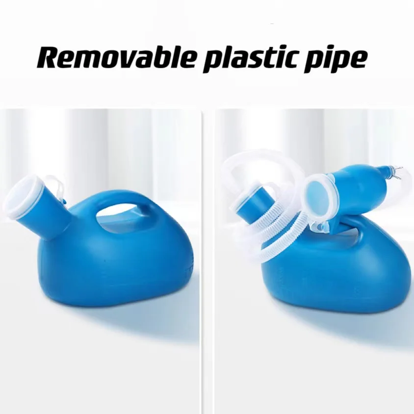 2000 Ml Male Portable Pe Urinal Pee Bottles Home Urinal Potty For Men Urinal With Lid Chamber