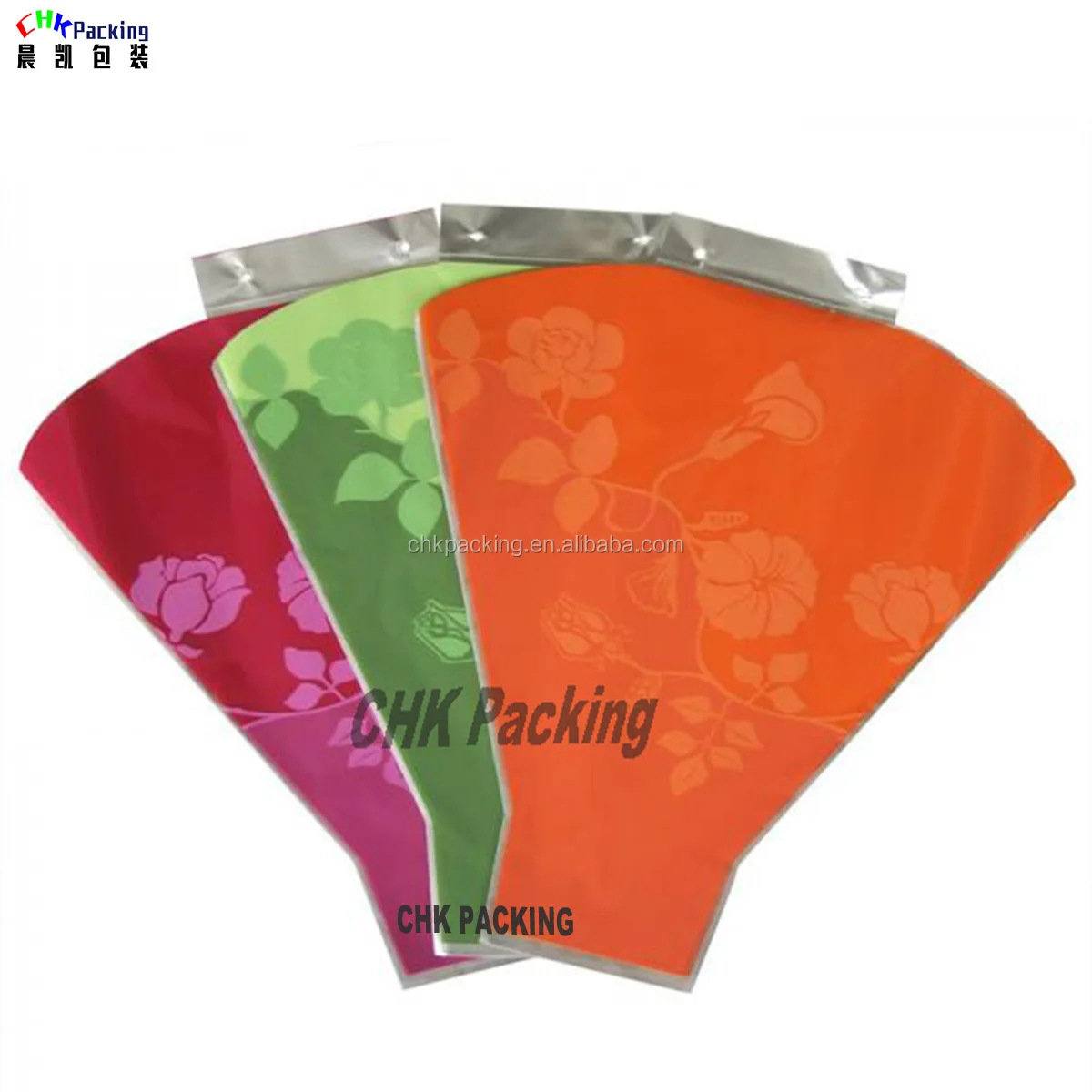 Plastic Flower Bouquets Flower Pot Sleeve Package With Air Hole