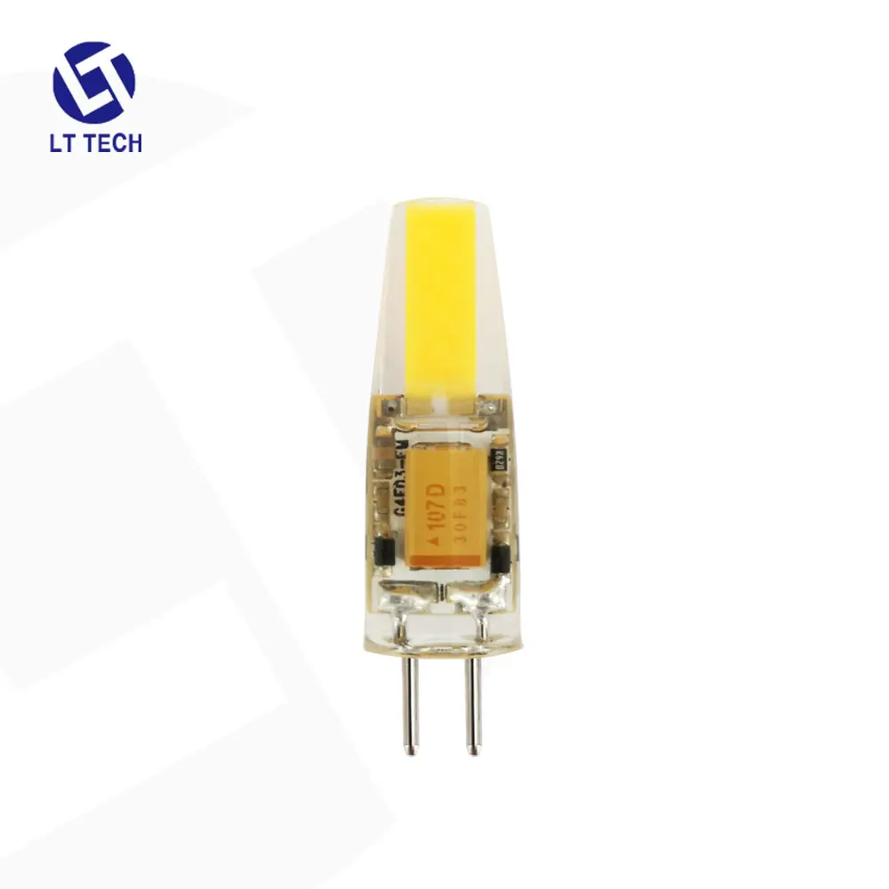 LT104A1 2020 Hot Sales Silicone G4 LED Bulb Warm White 2700K 12V 2W (20W Halogen Bulb Equivalent) Base Bi-Pin Lights Corn Bulbs