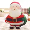Printed Christmas high quality plush toys Christmas tree Santa Claus snow pillow Christmas presents