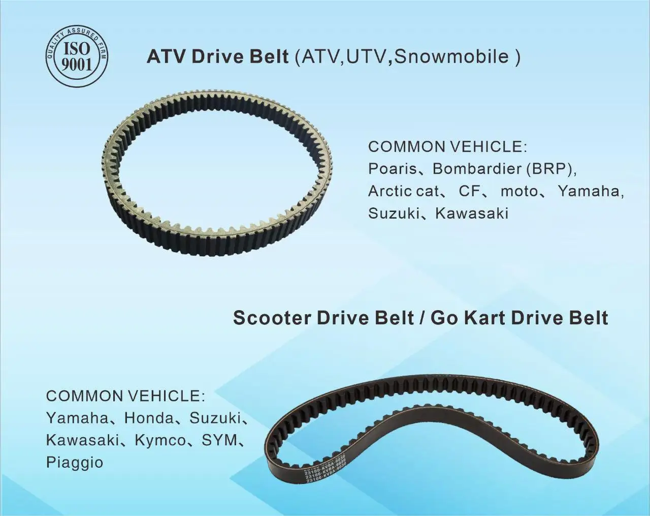 VIT Transmission Belt Drive Belt 0800-055000-0001 Toothed Drive Belt manufacture