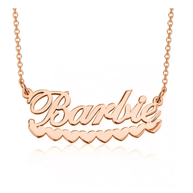 Barbie Bling Nameplate Necklace Hot Topic, 41% OFF