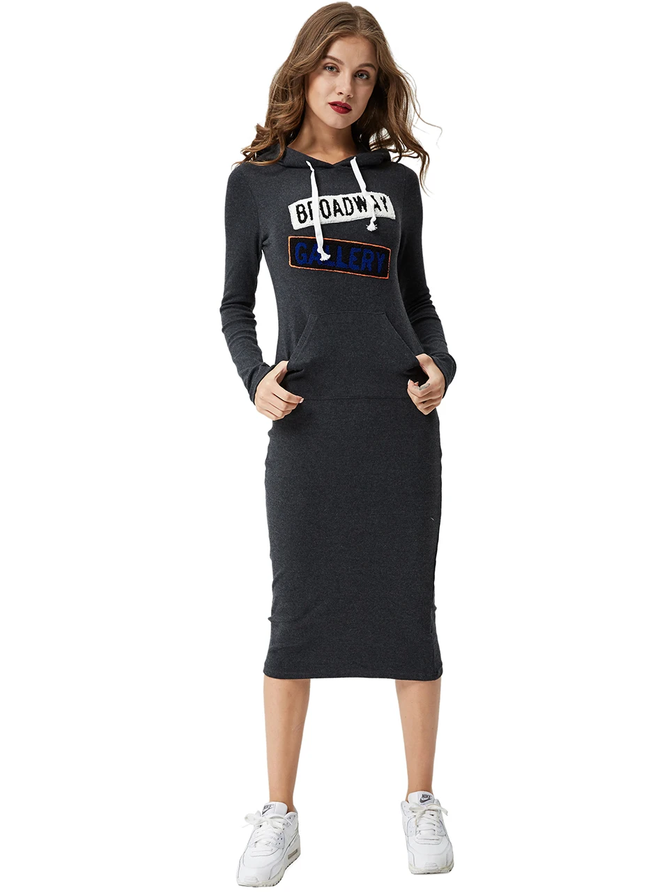 bodycon hoodie dress