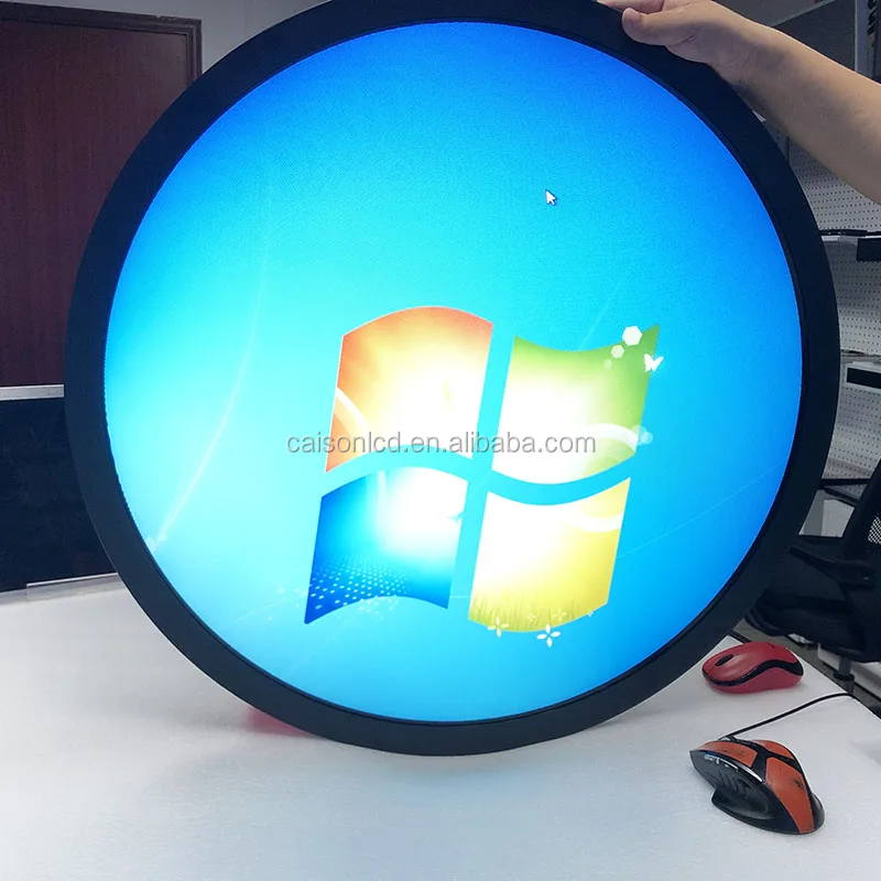 round display support touchscreen Compatible-HDM input digital signage and display 1280x1280 LCD panel P236RVN01.0 DV236FBM-N00 factory