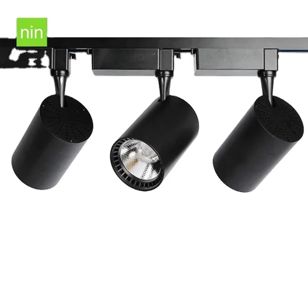 High brightness CE Rohs certification 20w 25w 30w led track spotlight, cob led track light