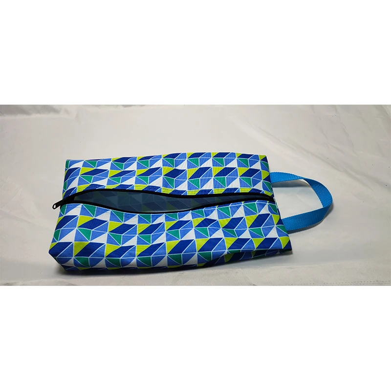 
Hot wholesale Printed Oxford and mesh leather travel bag Storage and Travel bag 