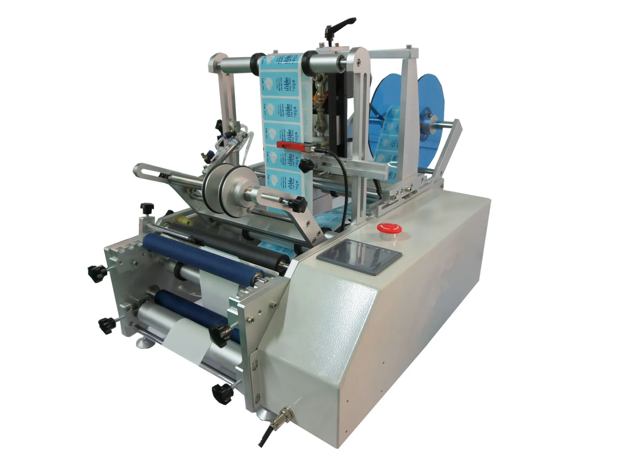 Atpack Semi Automatic Round Bottle Labeling Machine For Cans Double ...