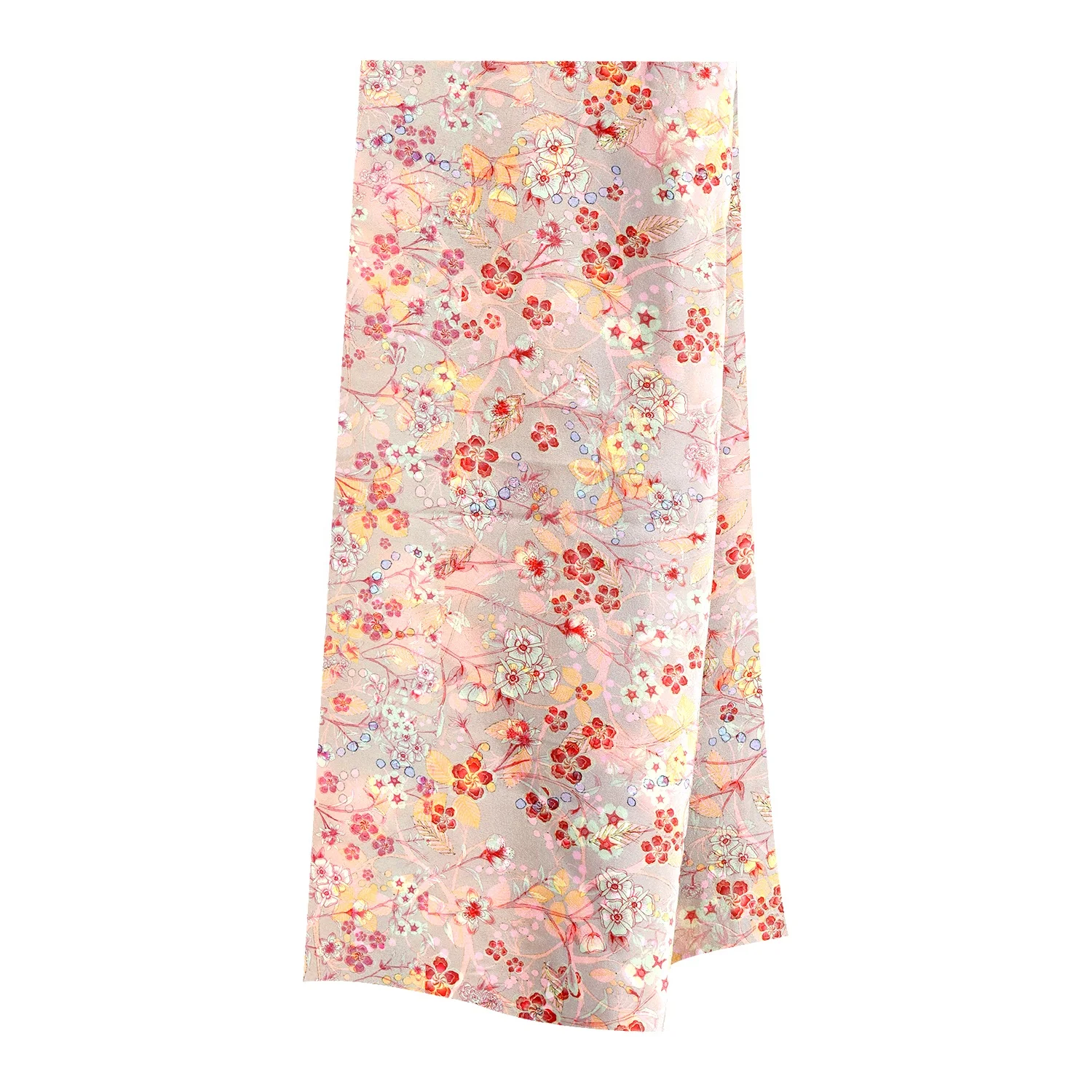 
2020 new hot print luxury 100%silk crepe de chine digital print fabric silk quit super soft for summer women dress 