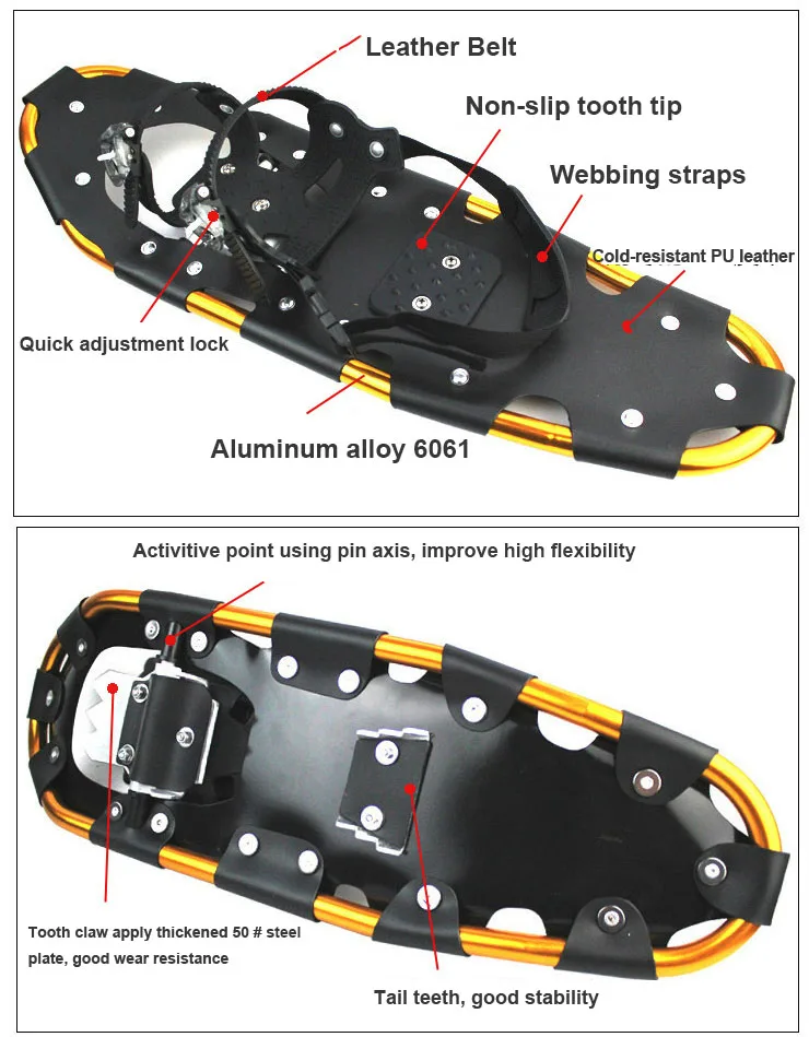 Light Weight Snowshoes For Women Men Youth Kids,Aluminum Terrain Snow