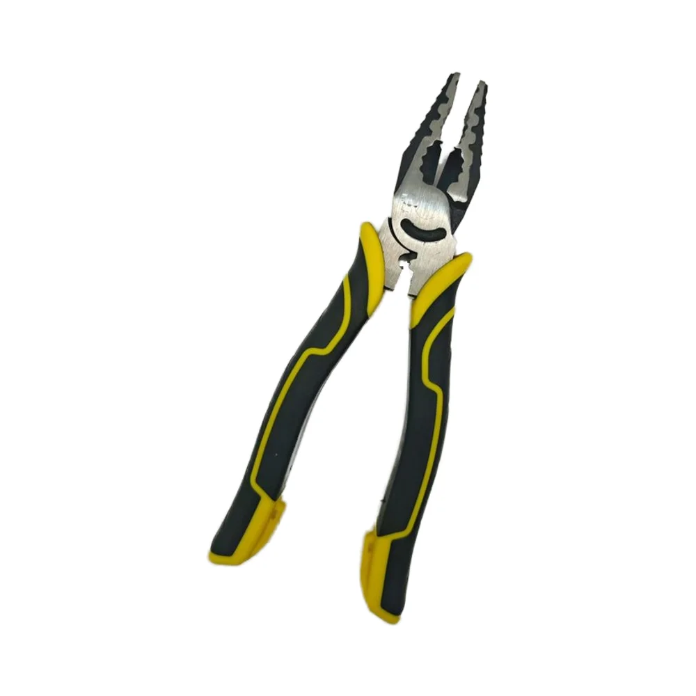 Industrial-Grade Multi-Functional Oblique Needle-Nose Pliers Customizable Electrician Wire Strippers Camping Cutting Tool OEM details