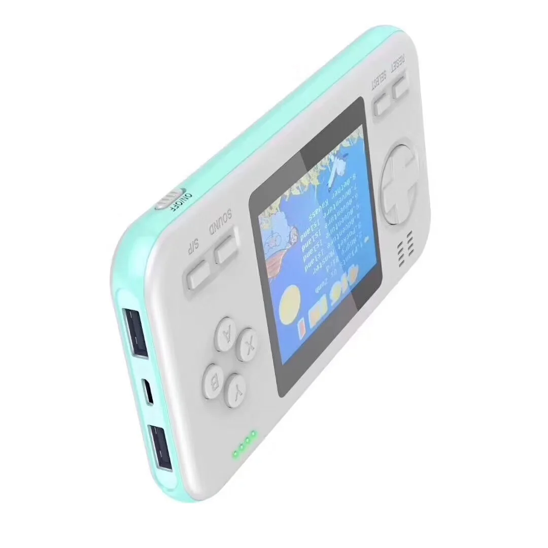 Portable 2.8 inches colour screen 416 games 8000mAh power bank function style retro handheld game player smart game console