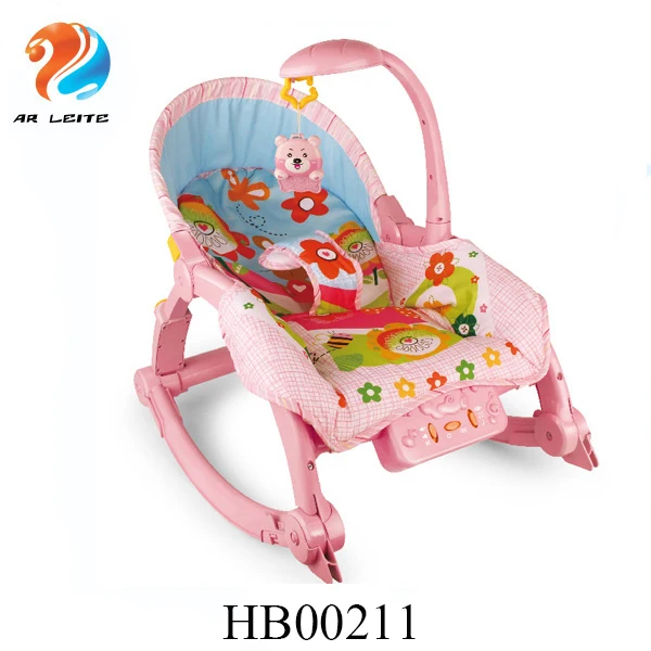 pink baby swing chair