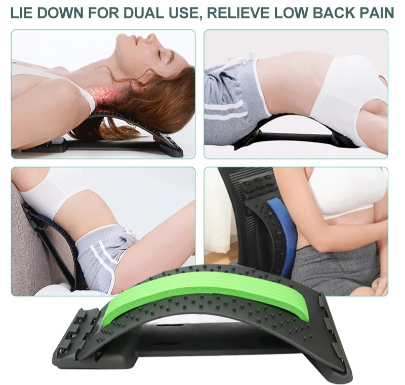 Multilevel Spine Deck Pain Relief Device Back Lumbar Support Back