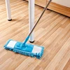 China Household Cleaning Tools Floor Blue Wholesale cleaner Duster Cleaning Cloth Drying Flat Mop Head Floor Mop