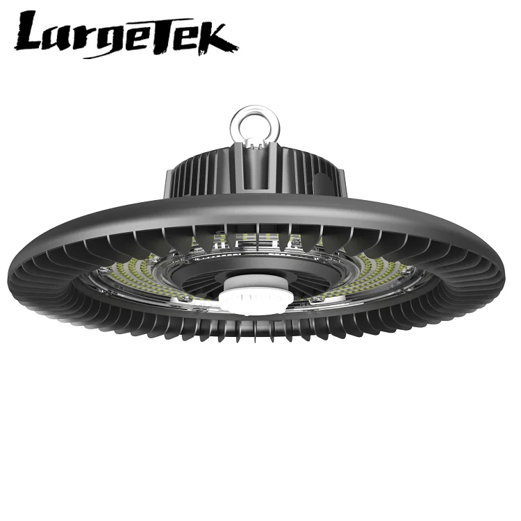 170lm/w 5 years warranty 100w LED UFO HighBay lowbay light DLC CE RoHS SAA ETL patented motion sensor IP66 factory lighting - ANKUX.COM