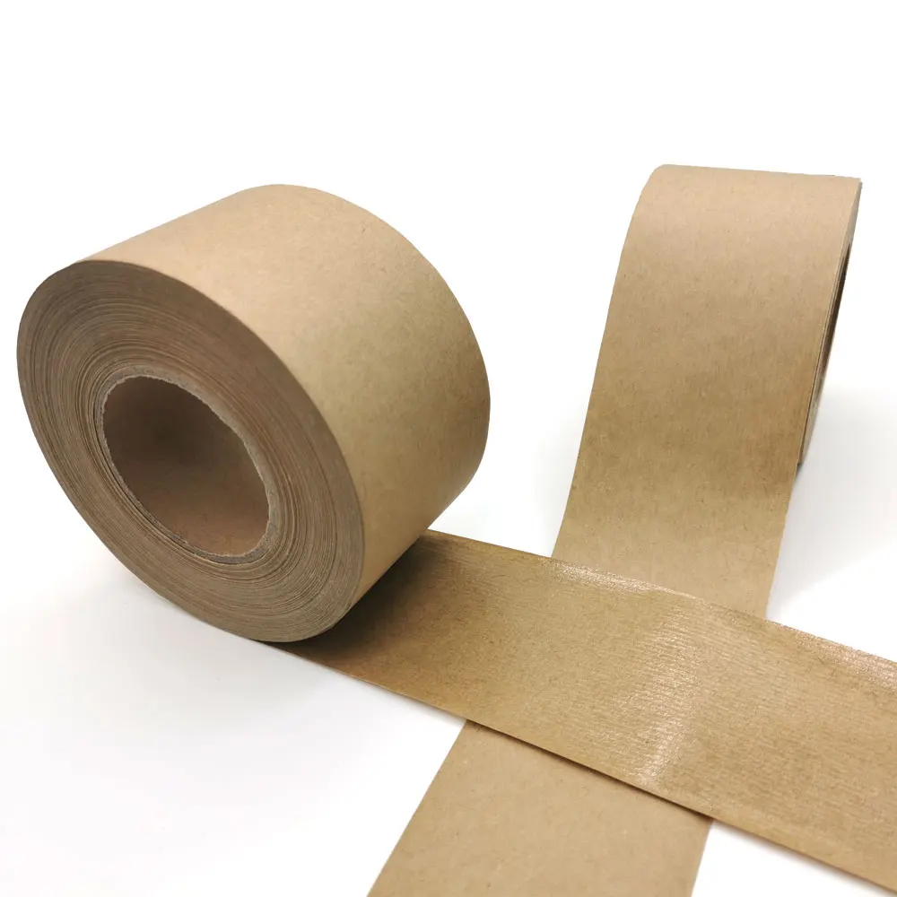 Factory Direct Biodegradable Water Activated Brown Kraft Gummed Paper