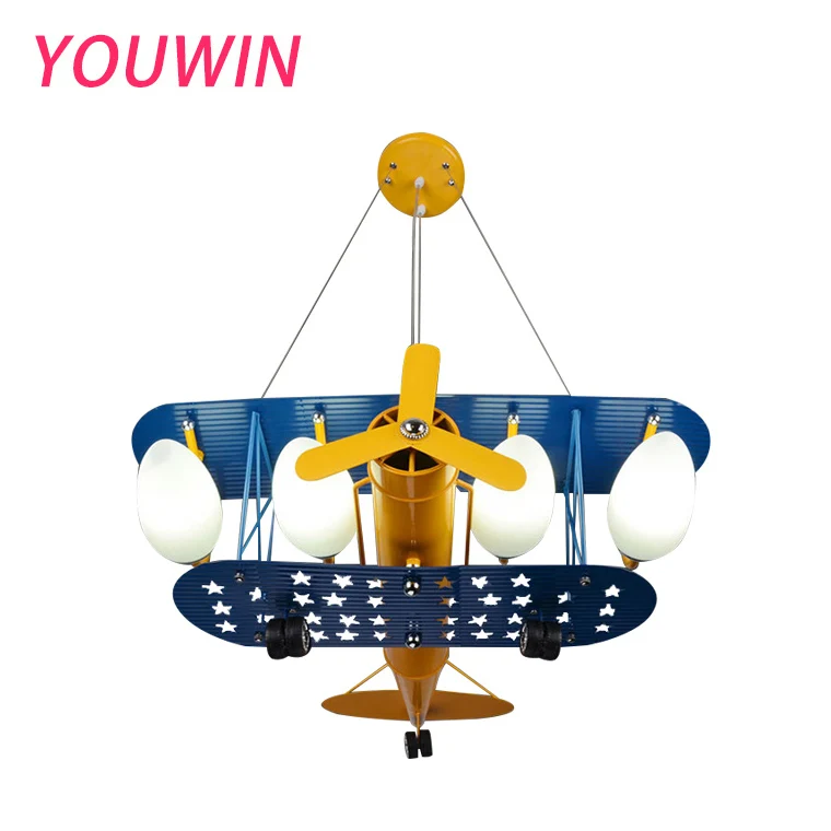 Airplane Lamp for Kindergarten Boys Bedroom Children Nightlight Kids Ceiling Lights