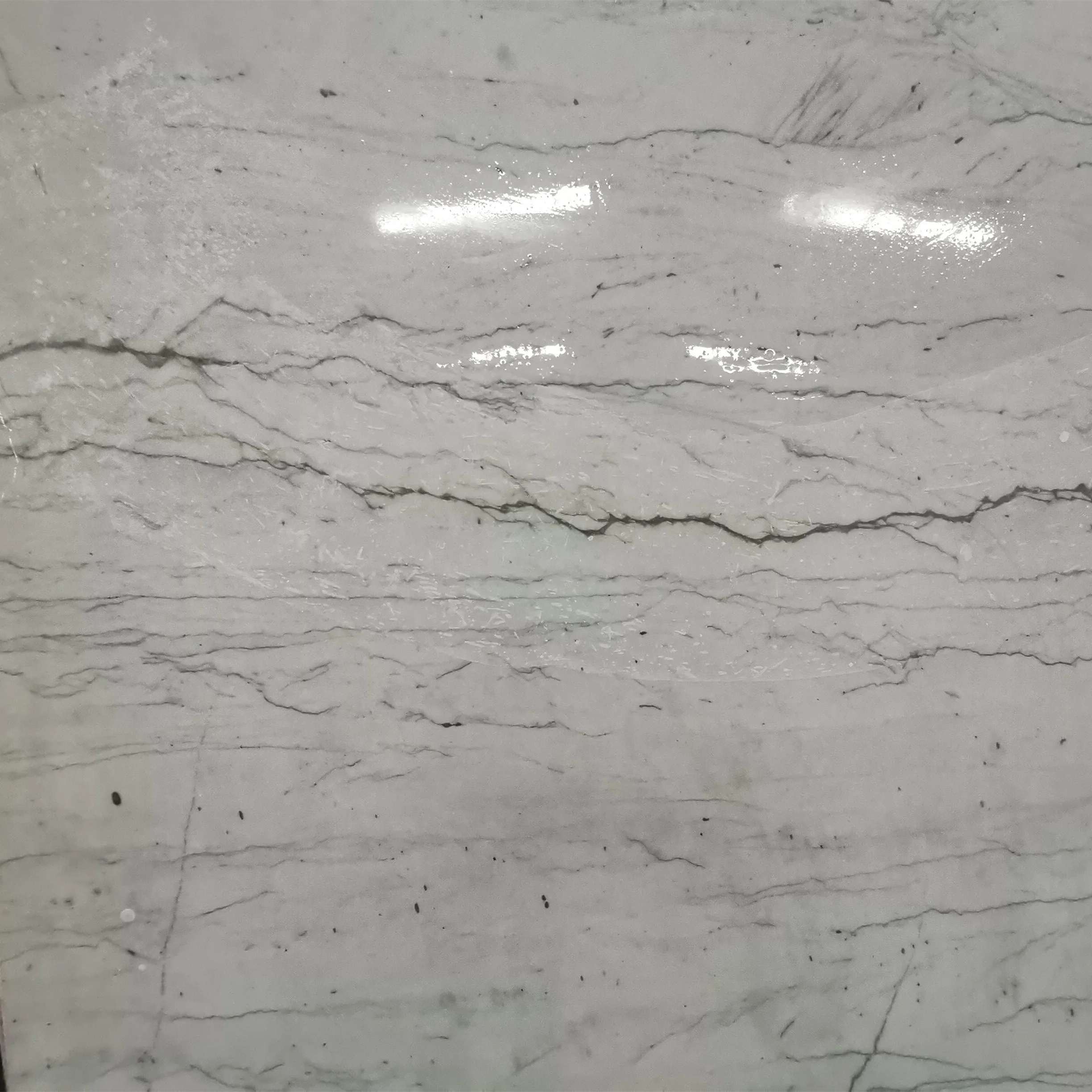 white macaubas granite countertop