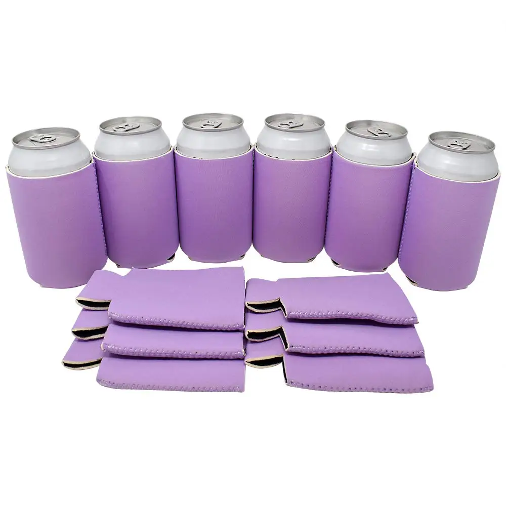 Collapsible neoprene beer holder displaying flexible material construction