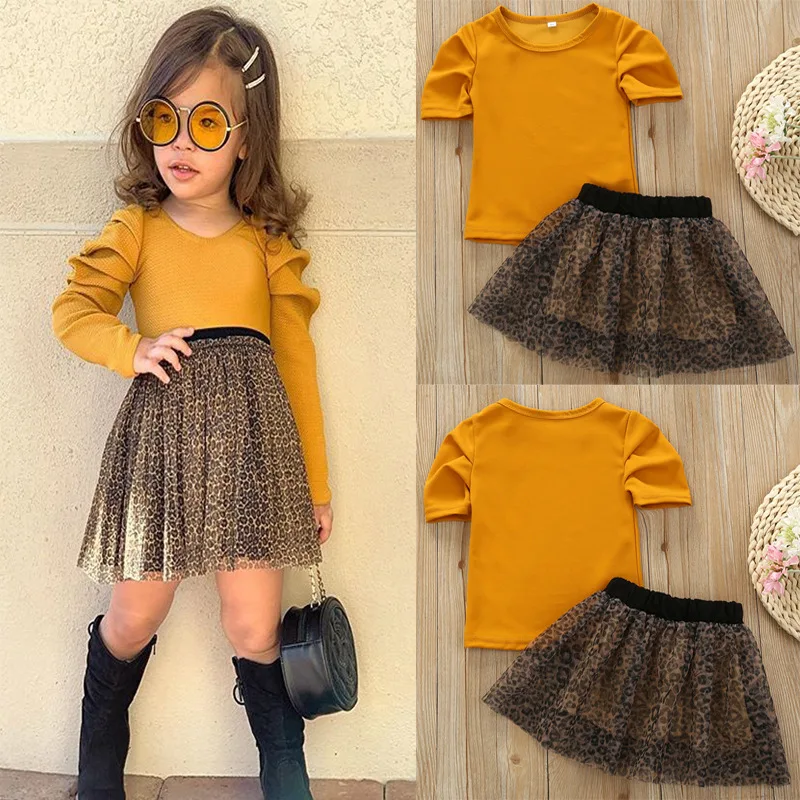 Girls Suit Yellow Short-sleeved Round Neck T-shirt Mesh Skirt Two-piece  Summer Children's Clothing Children's Clothing - Buy Kids' Wear,Children's  Clothing,Girls' Suits Product on 
