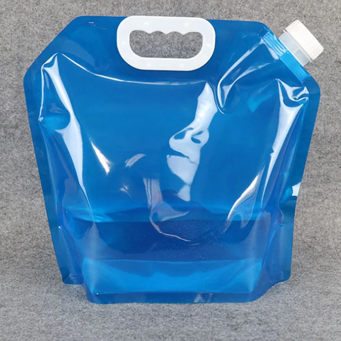 5l Sports Fold The Water Bag Plastic Drinking Water Bag Portable Water ...