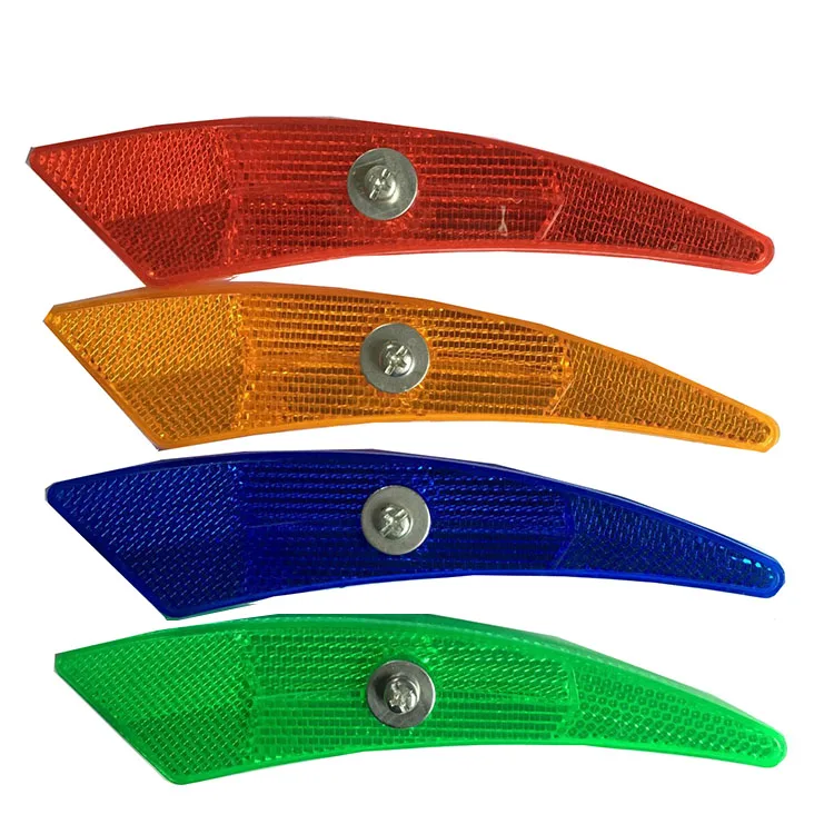 Bicycle Handlebar Reflector White & Seat Post Reflector Red